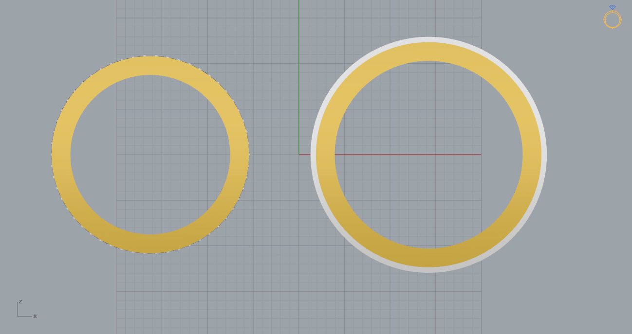 Wedding Bands 09 3D print model_11