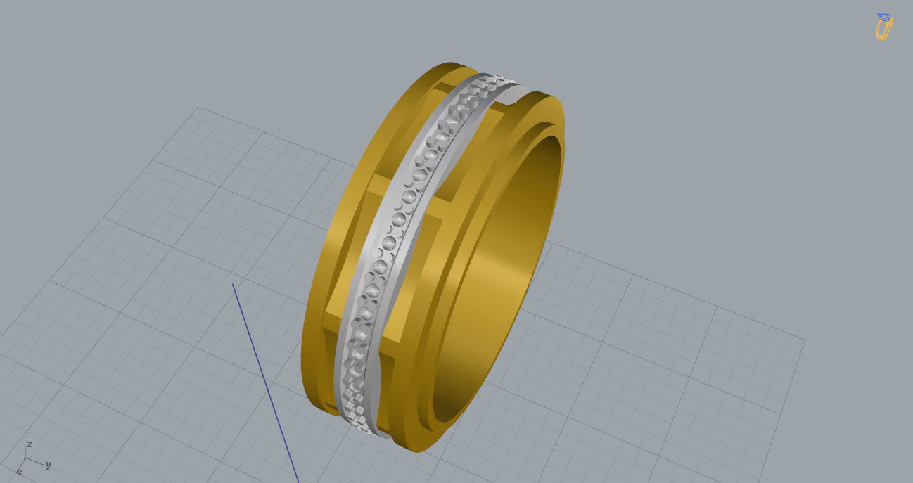 Wedding Bands 09 3D print model_12