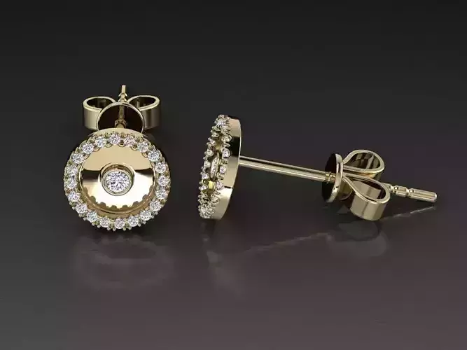Jewelry Earring 3D print model