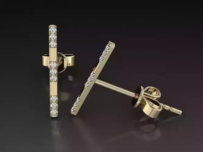 Jewelry Earring 3D print model