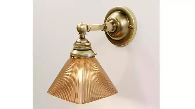 Vintage Style Wall Lamp Free 3D model