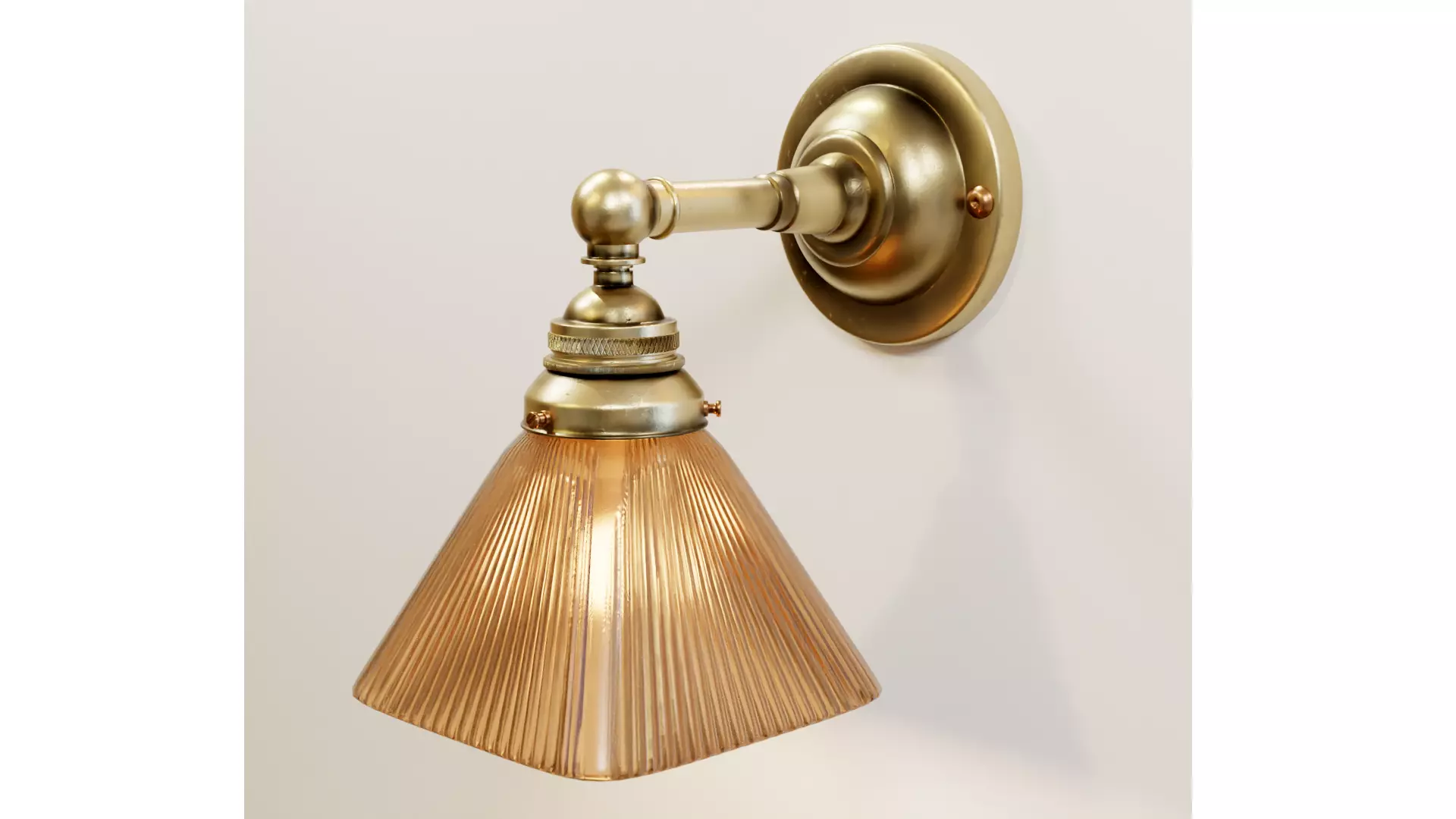 Vintage Style Wall Lamp Free 3D model