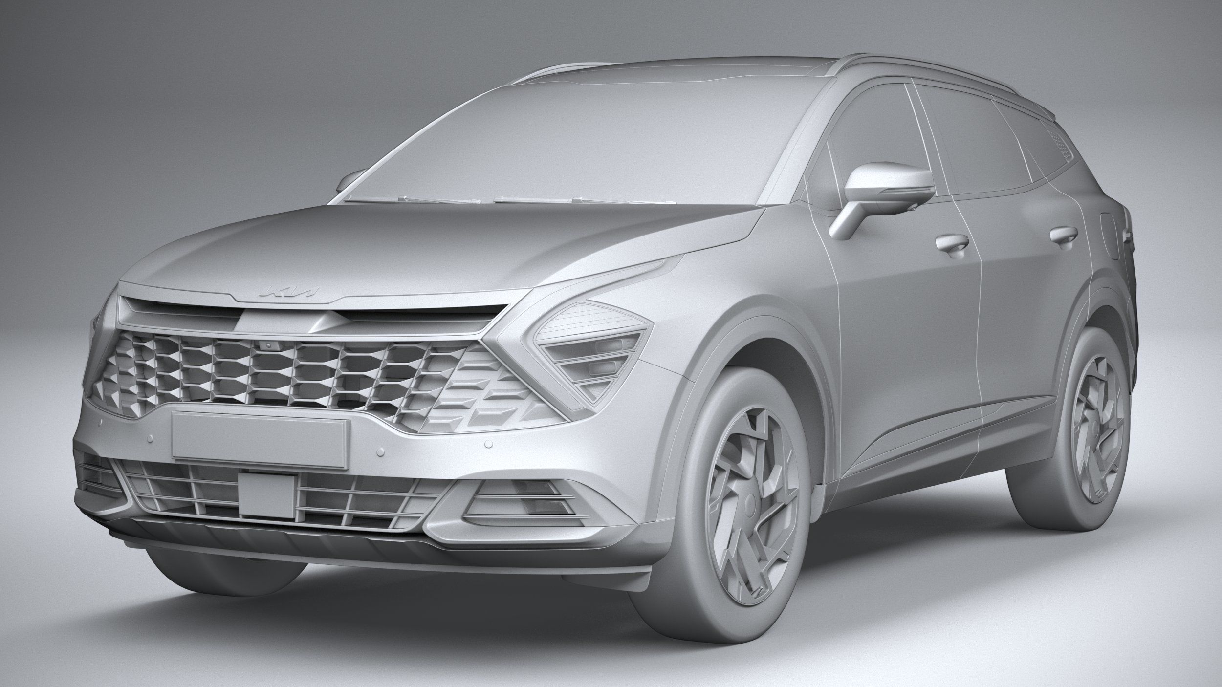 Kia Sportage v2 2022 3D model_20