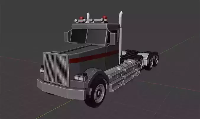 American transportation truck