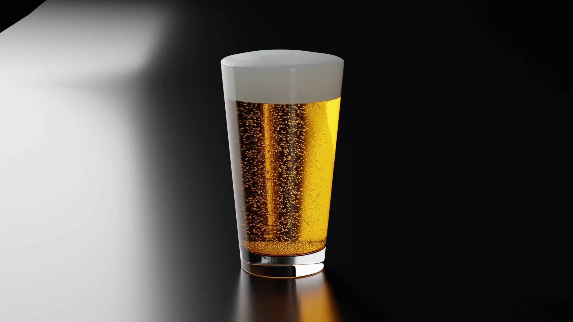 Beer Glass 12 3D model_4