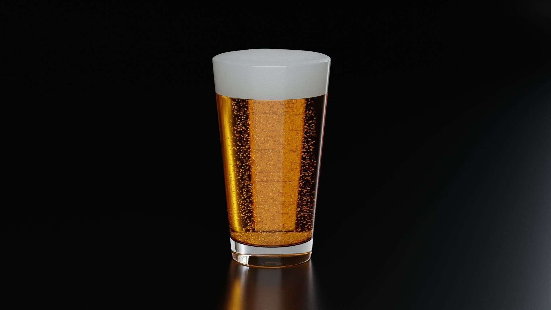 Beer Glass 12 3D model_5