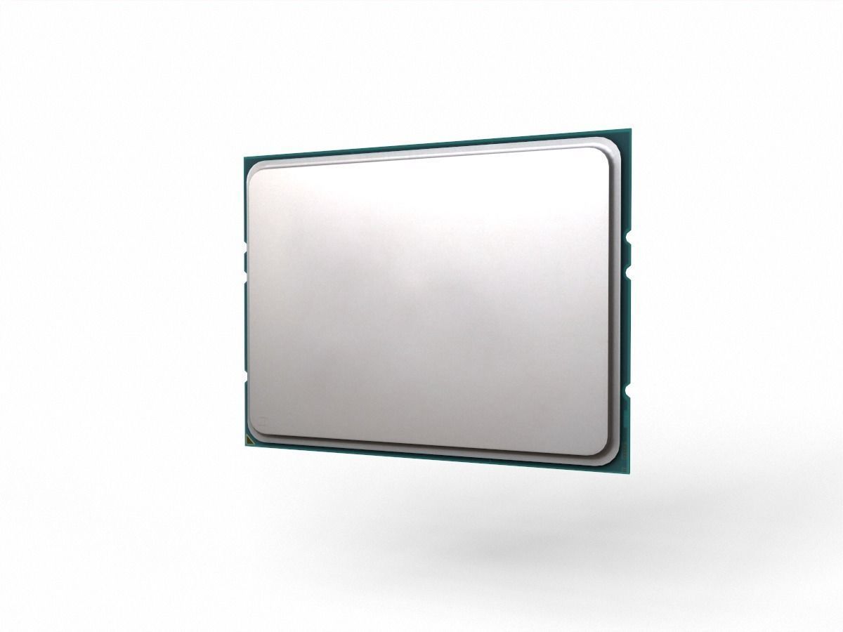 2019 AMD Ryzen Threadripper delidable cpu game asset Low-poly 3D model_2