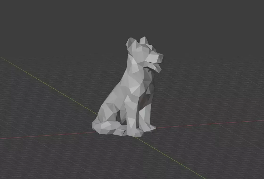 dog 3D 3D print model