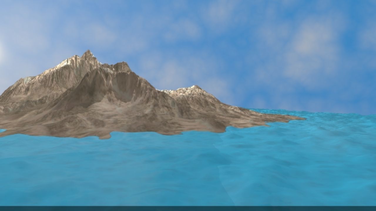 NMA Island Rock 002 Desert Preset 02 Low-poly 3D model_4