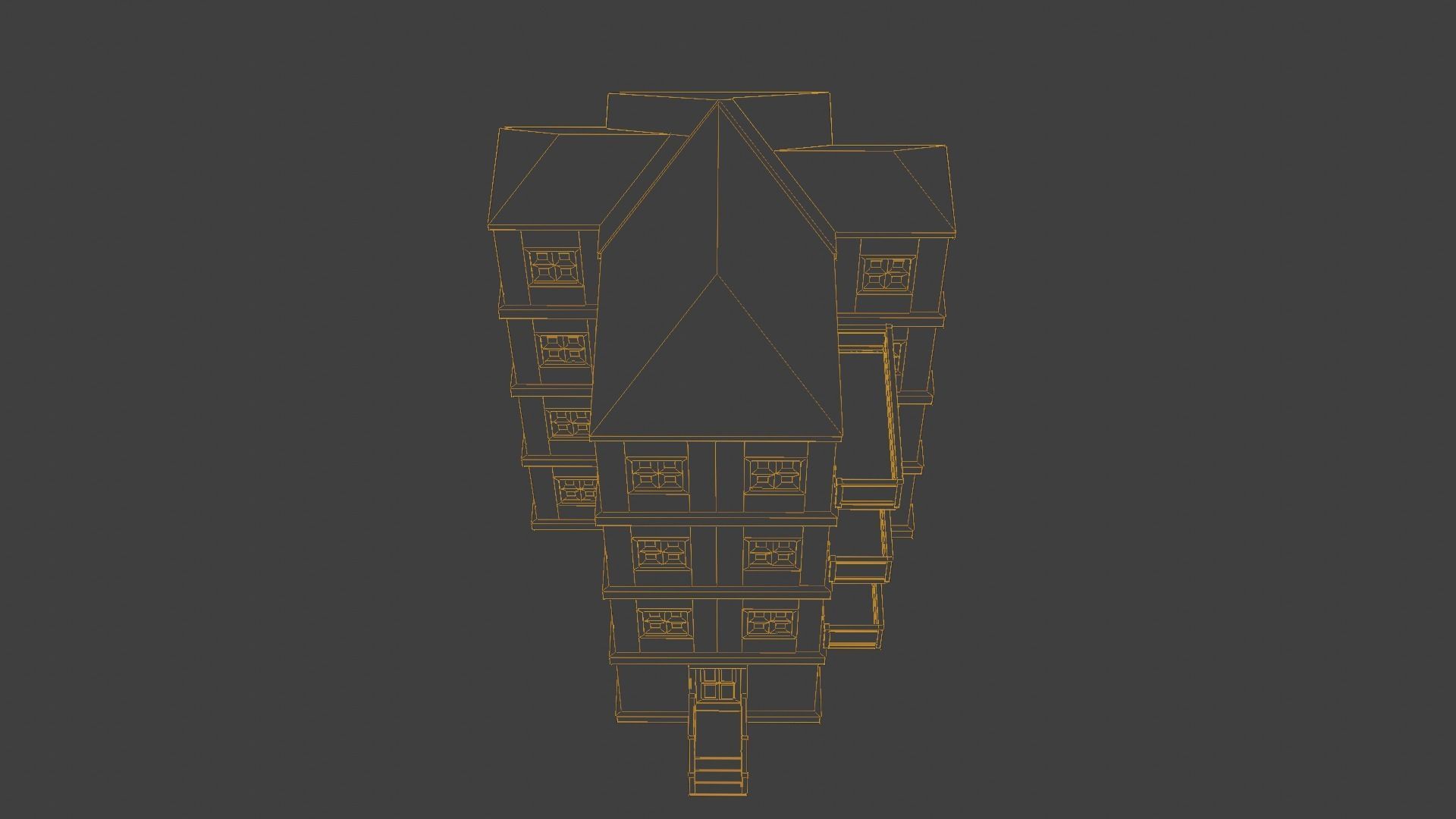 House Model 30 Low-poly 3D model_7