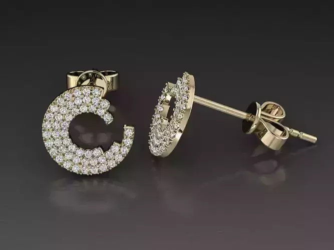Jewelry Earring 3D print model