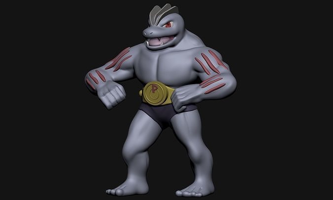 Pokemon - Machop and Machoke 3D print model