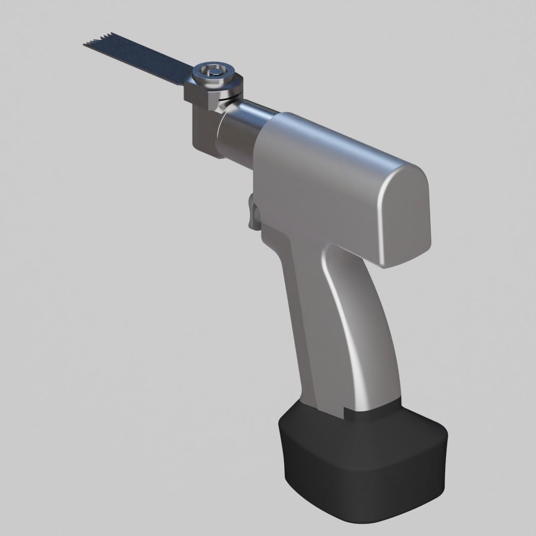 Orthopedic Sagittal Saw 3D model_2