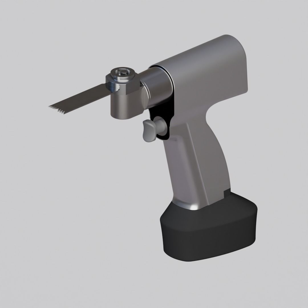 Orthopedic Sagittal Saw 3D model_1