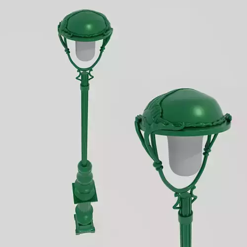 French Lamp Post 3D model