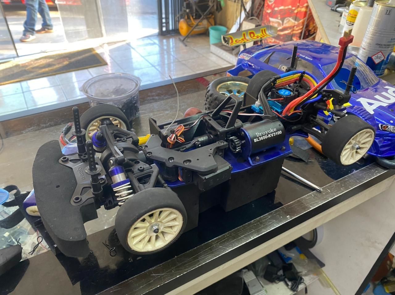 FW06 Eletric Convertion Kit with Batery house ESC support 3D print model_3