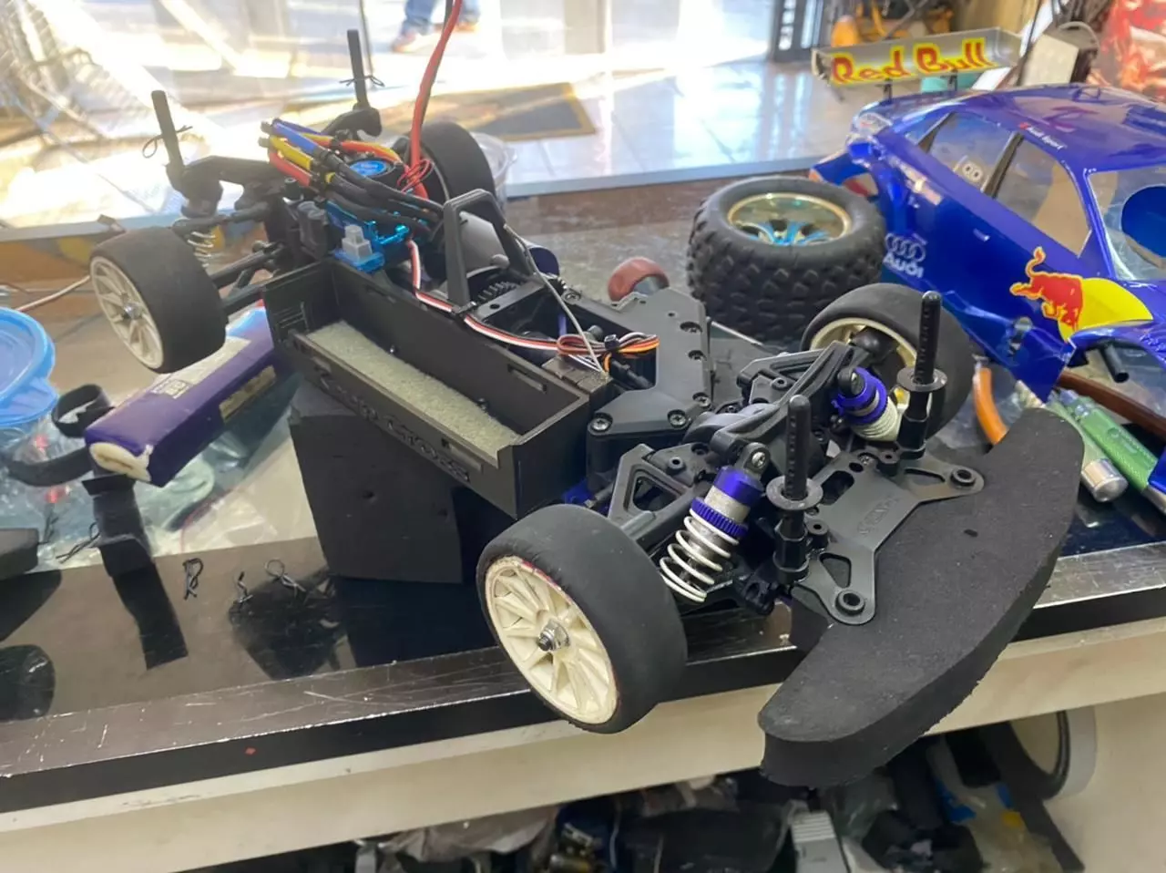 FW06 Eletric Convertion Kit with Batery house ESC support 3D print model_0