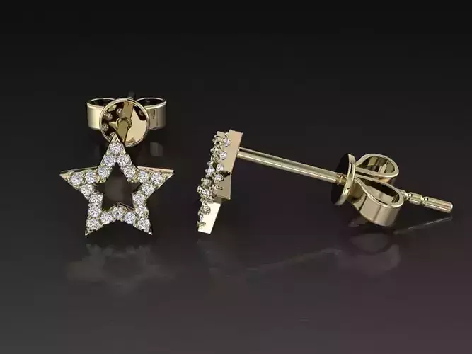Jewelry Earring 3D print model