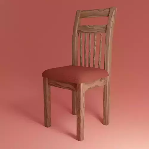  wooden chair with upholstery