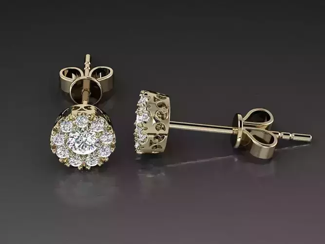 Jewelry Earring 3D print model