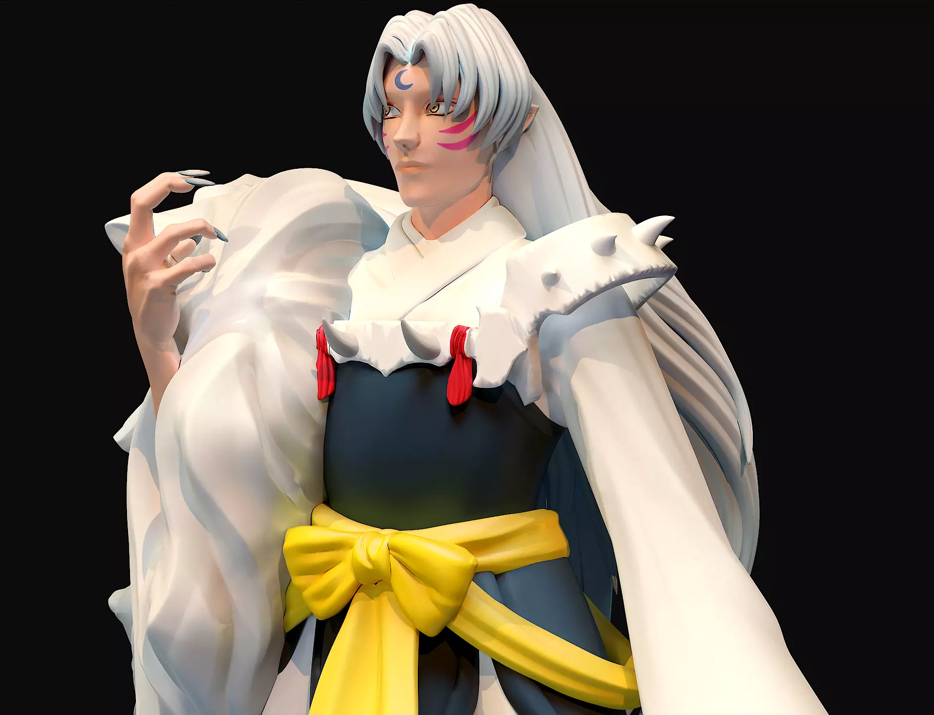 Sesshomaru from Inuyasha Anime 3D print model