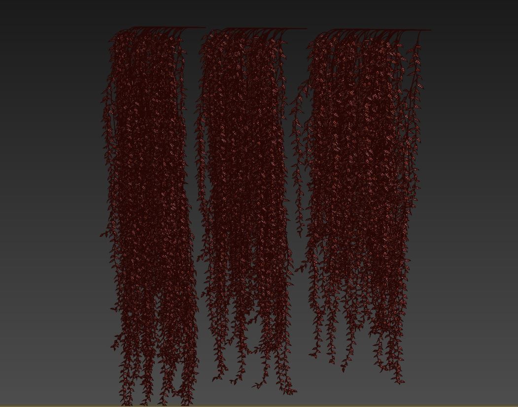 Vernonia elliptica 03 3D model_8
