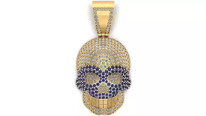 Ghost pendant 3D print model