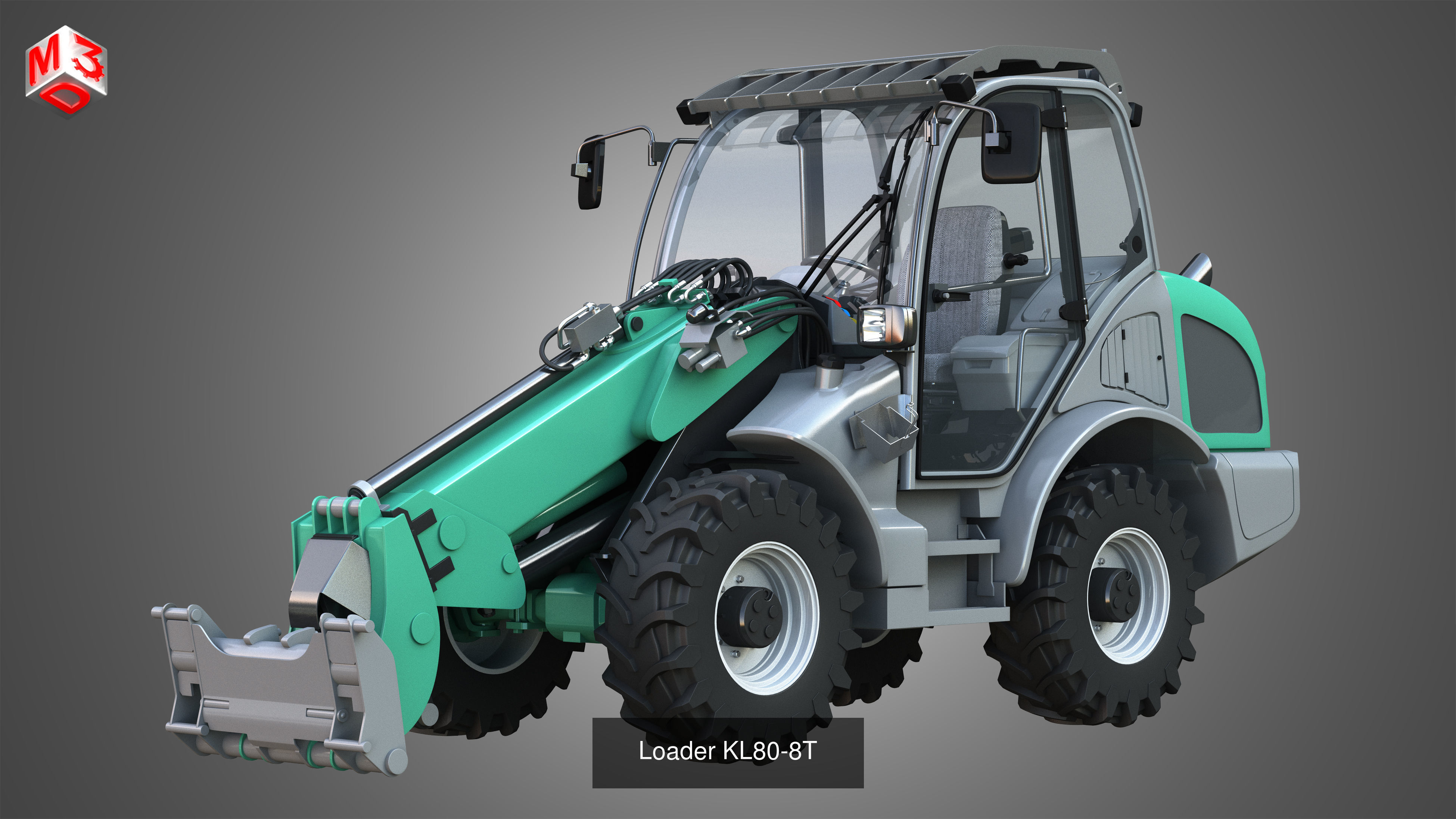 Telescopic Loaders 2 in 1 3D Model Collection_1