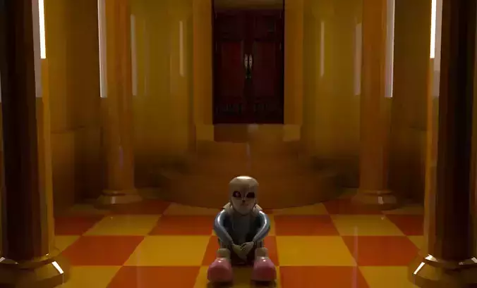 Sans from Undertale 3D model