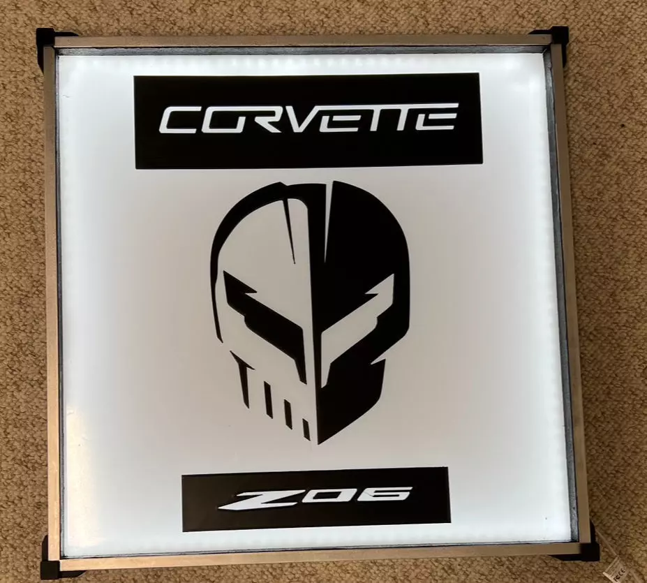 C8 Garage Art 3D print model_0