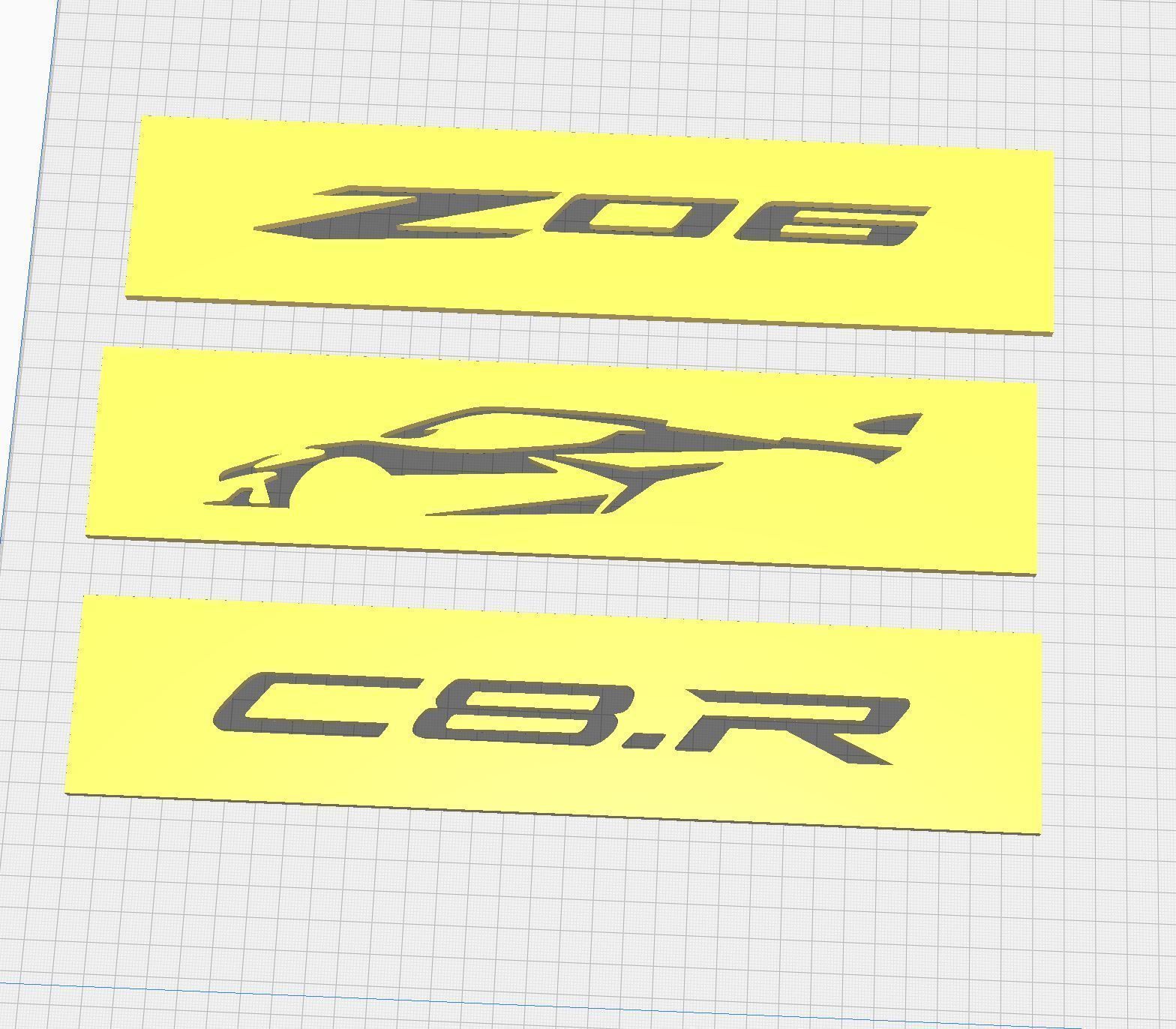 C8 Garage Art 3D print model_9