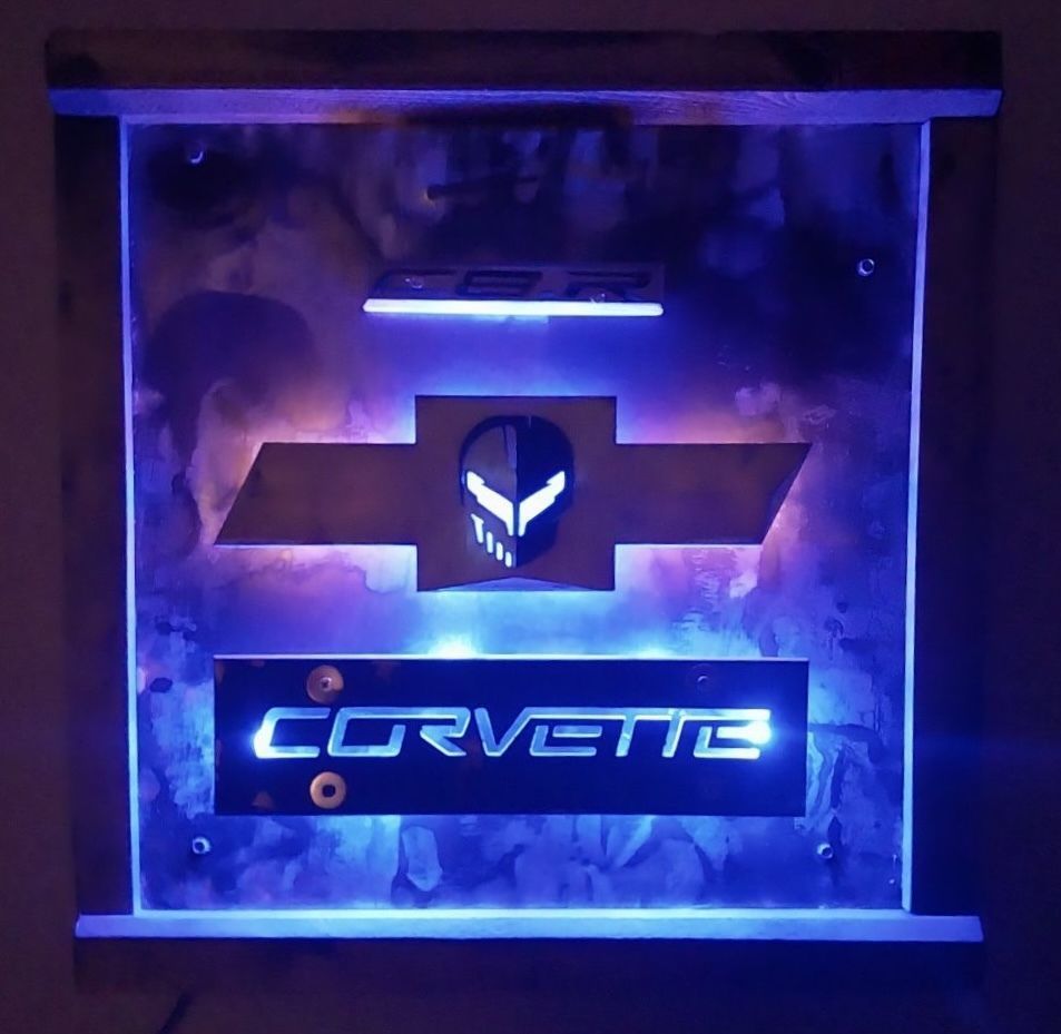 C8 Garage Art 3D print model_2