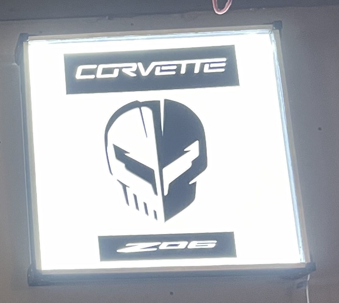 C8 Garage Art 3D print model_1