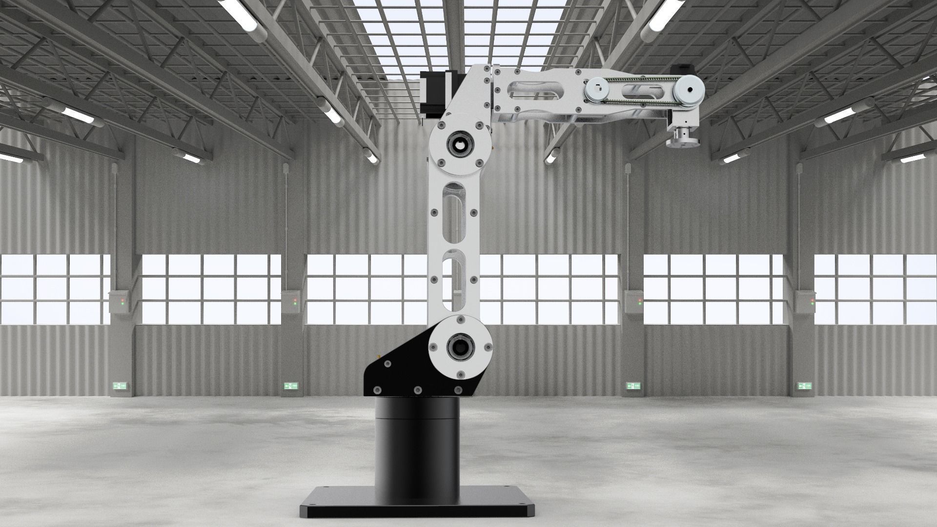 Six manipulator 3D model_1