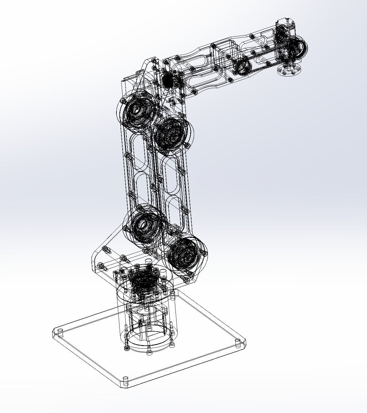 Six manipulator 3D model_11