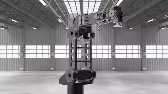 Six manipulator 3D model
