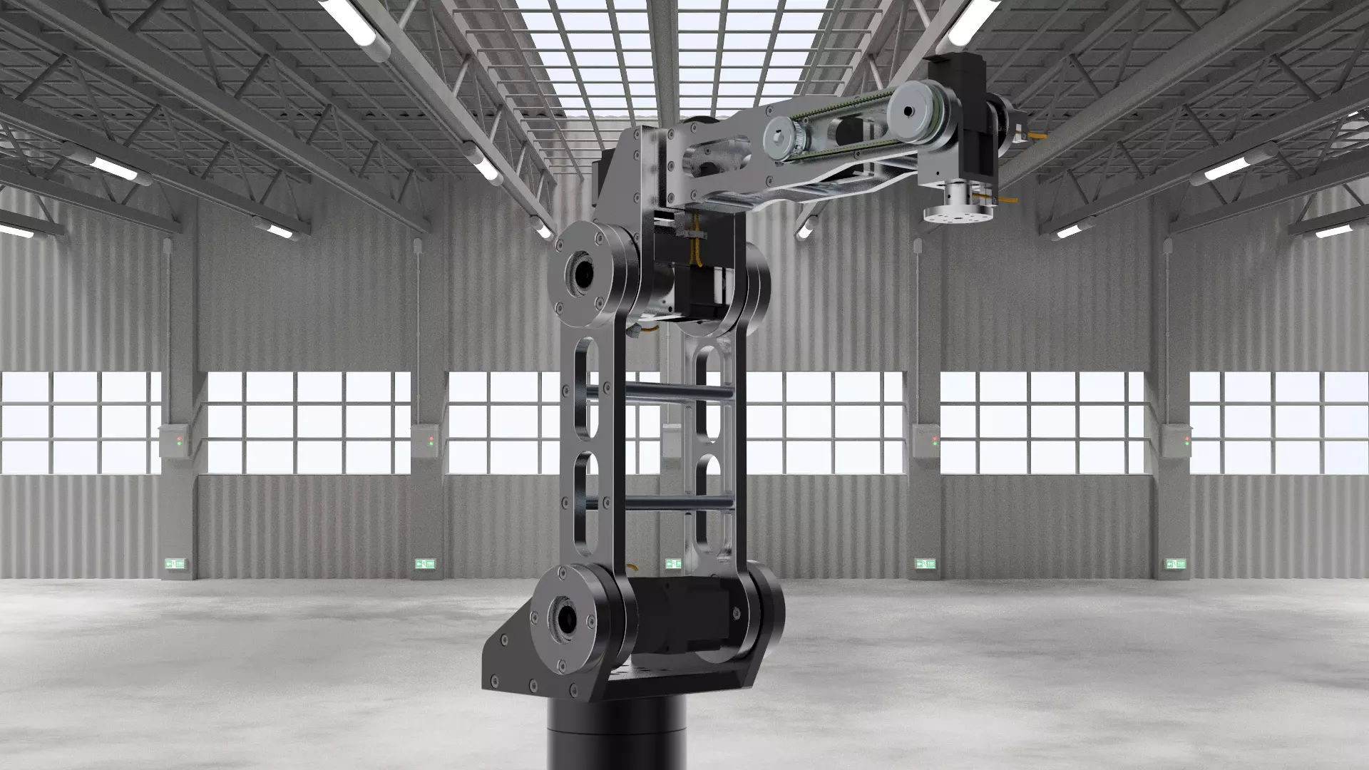 Six manipulator 3D model_0