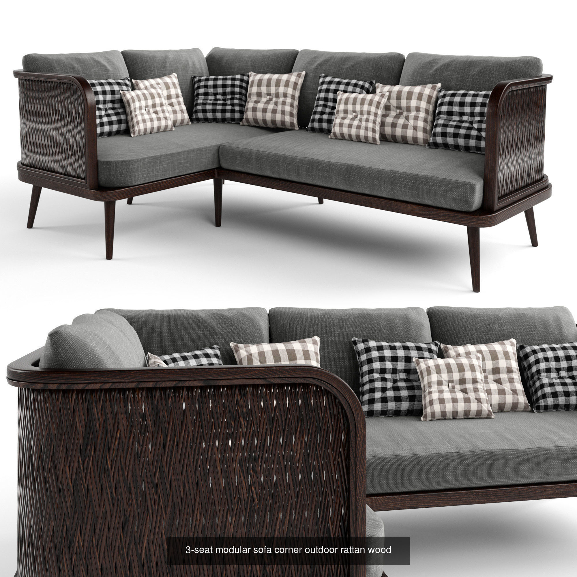 Wooden Rattan Furniture Collection modul3 _6