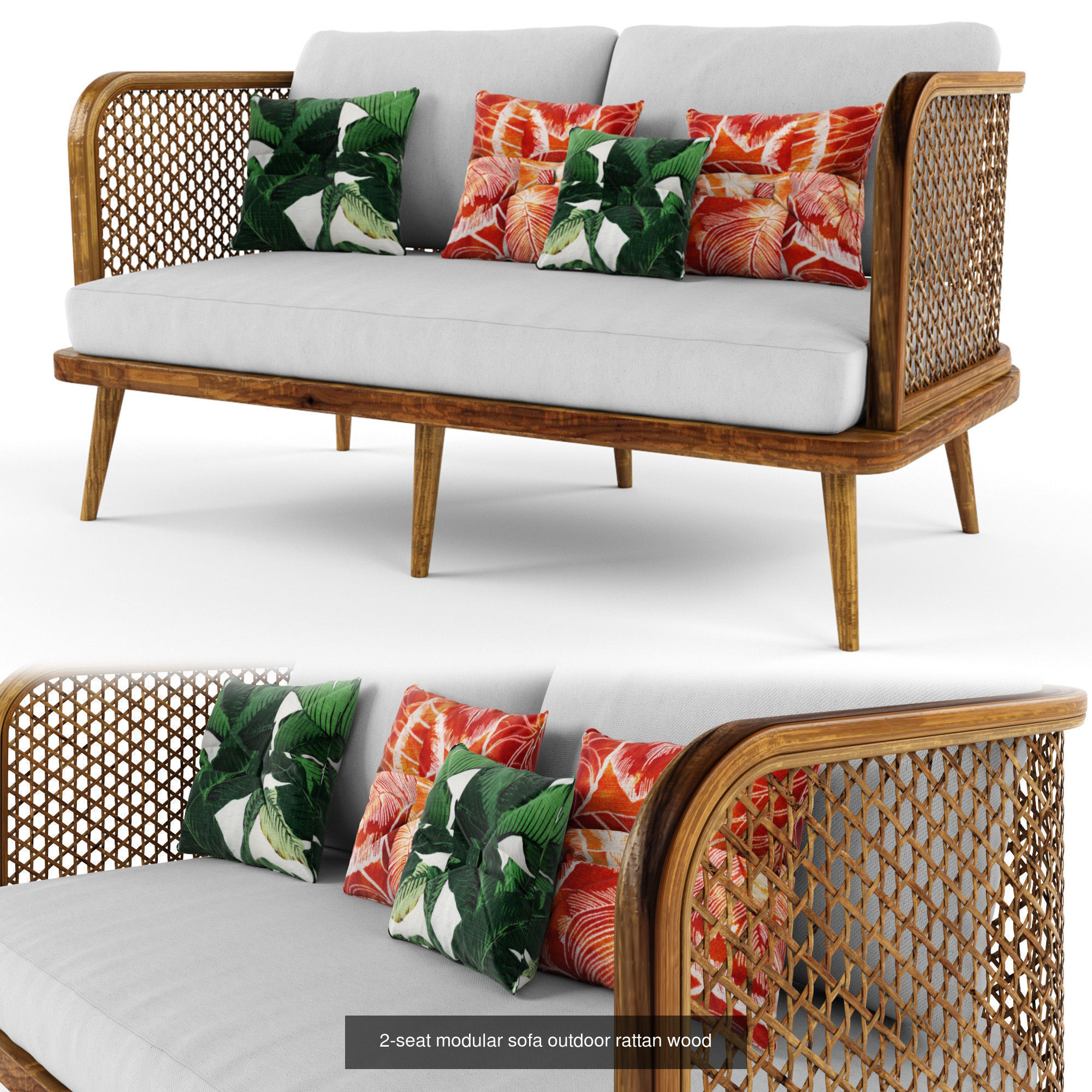 Wooden Rattan Furniture Collection modul4 _2