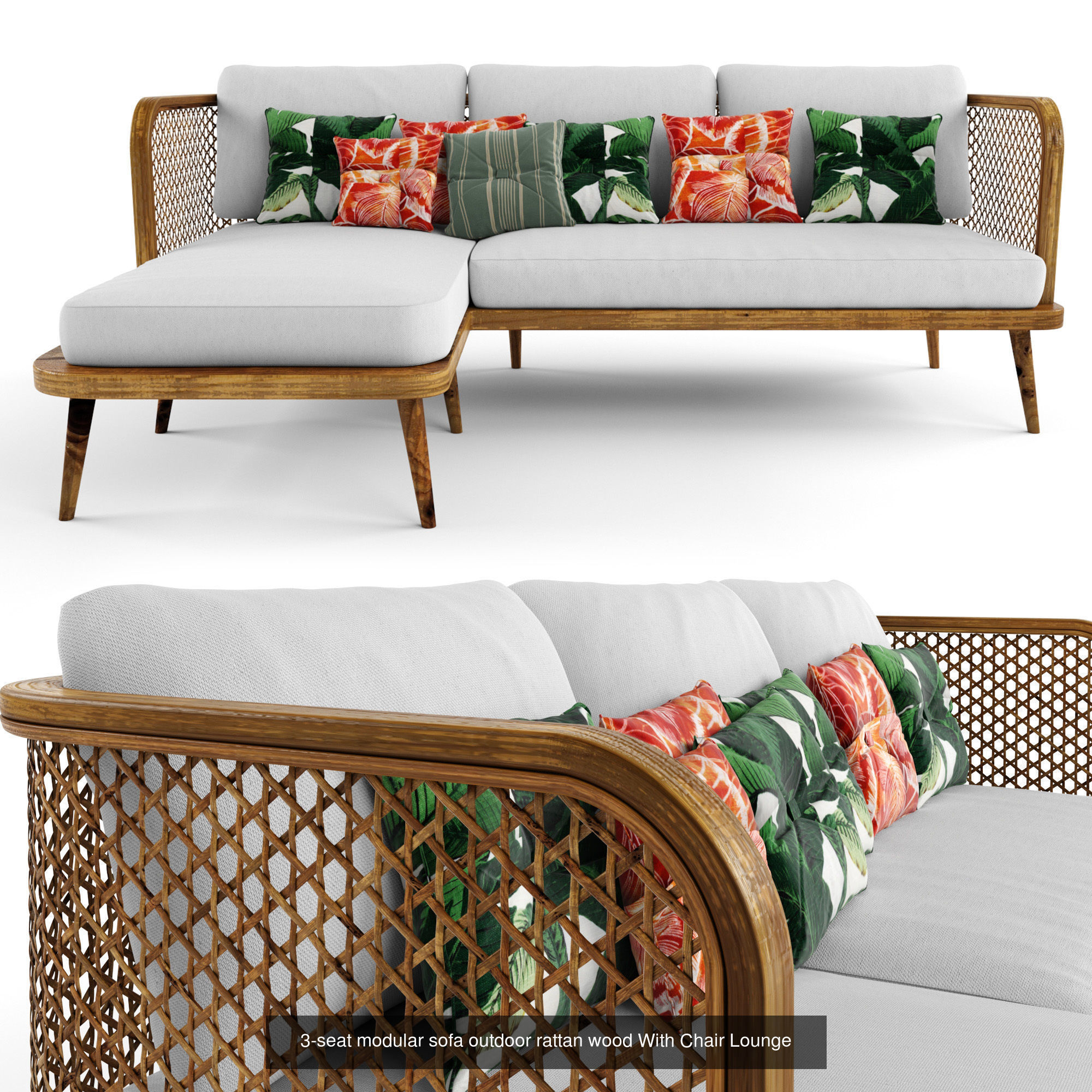 Wooden Rattan Furniture Collection modul4 _5
