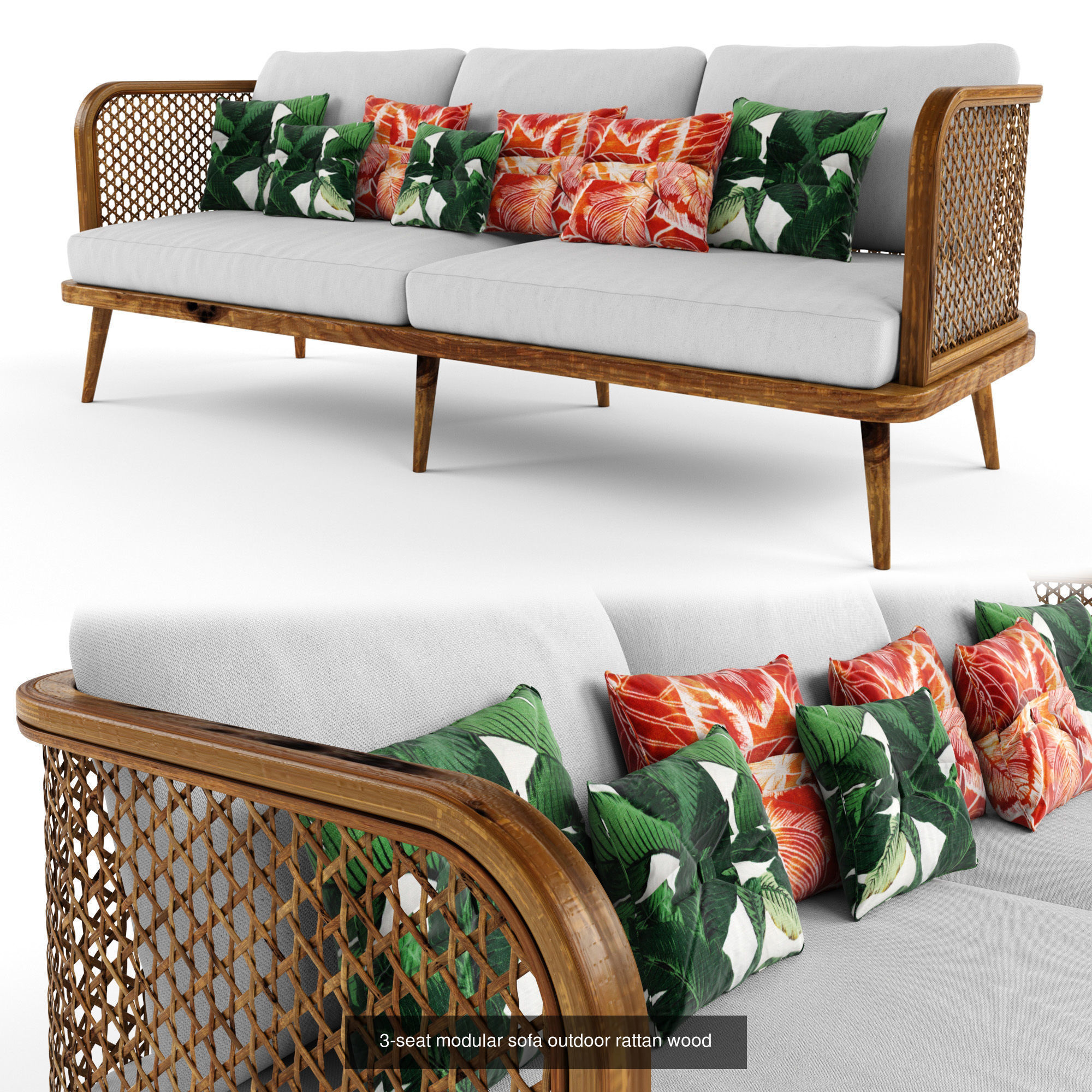Wooden Rattan Furniture Collection modul4 _3