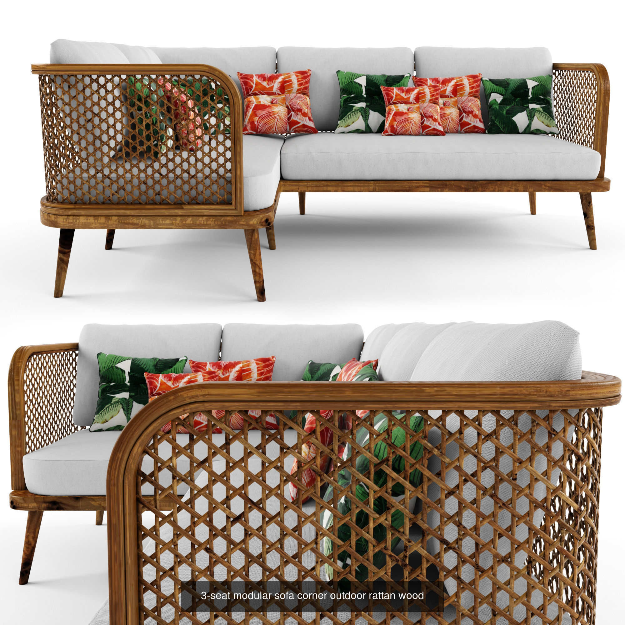 Wooden Rattan Furniture Collection modul4 _6