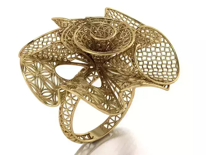 Turkish ring - spiral