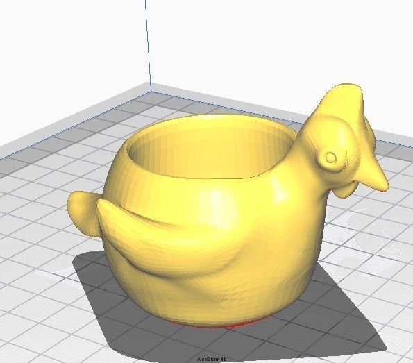 Egg Stand Chicken 3D print model_2