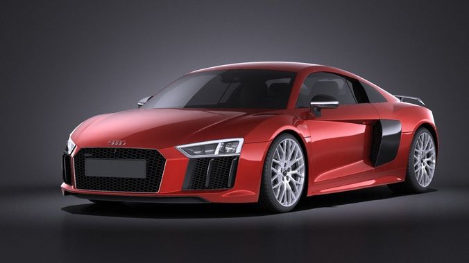 Audi R8 V10 Plus 2016 VRAY 3D model