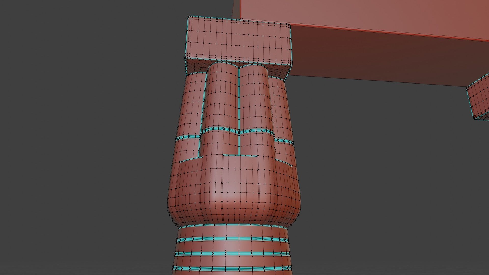 PapyrusBudColumn column from ancient egypt 3D model_20
