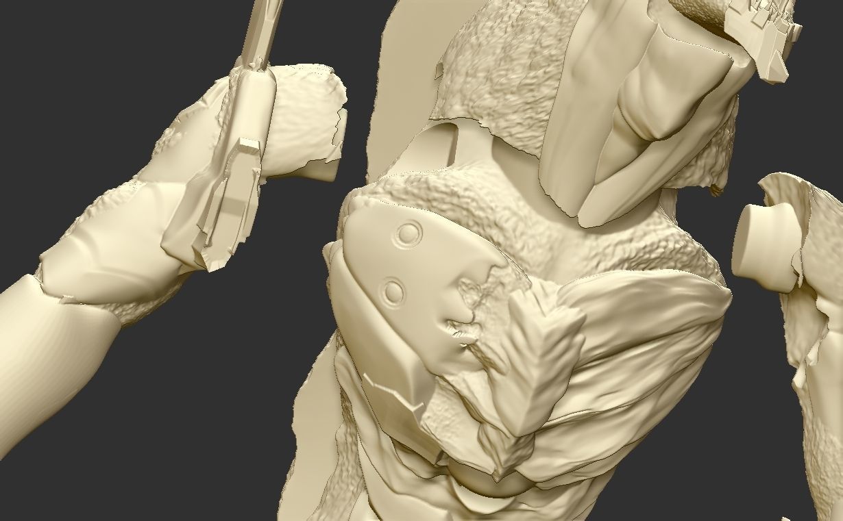 Godzilla x evagelion 3dprint figure 3D print model_28