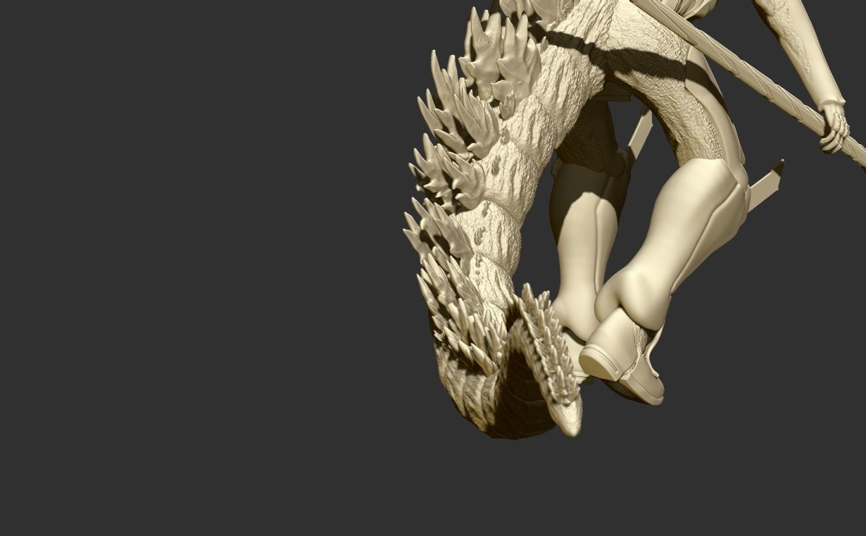 Godzilla x evagelion 3dprint figure 3D print model_19