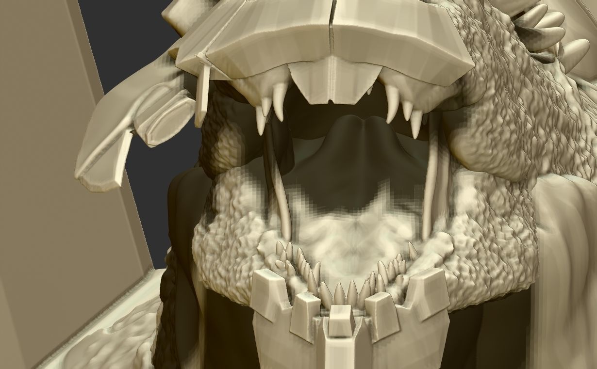 Godzilla x evagelion 3dprint figure 3D print model_11