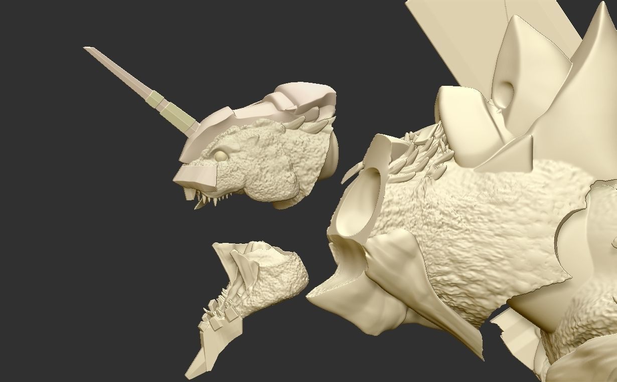 Godzilla x evagelion 3dprint figure 3D print model_27